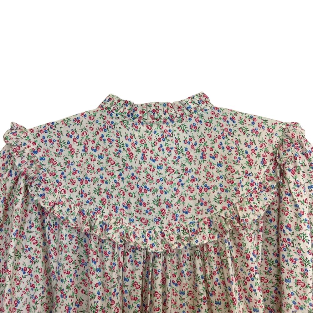 Doen Women’s 'Caton' Morning Glory Floral Mini Nightgown White Est X-Small Small - Picture 10 of 13